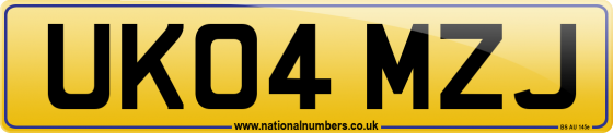 UK04 MZJ
