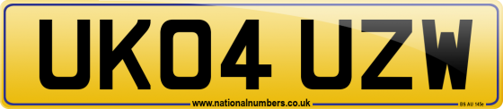 UK04 UZW