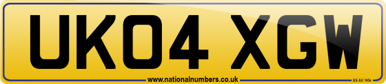 UK04 XGW