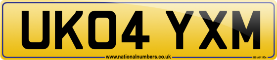 UK04 YXM
