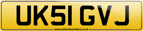 UK51 GVJ
