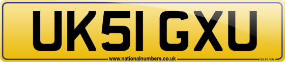 UK51 GXU