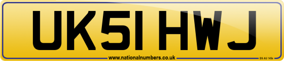 UK51 HWJ