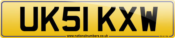 UK51 KXW