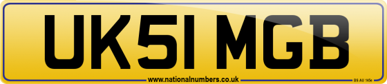 UK51 MGB