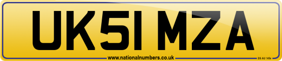 UK51 MZA