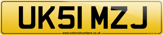 UK51 MZJ