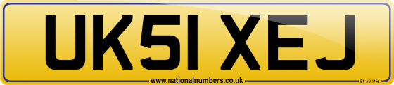 UK51 XEJ
