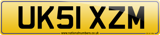 UK51 XZM