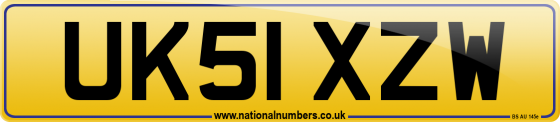 UK51 XZW