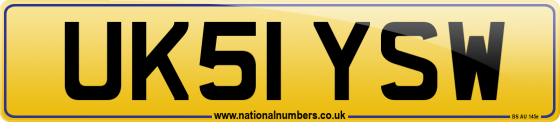 UK51 YSW