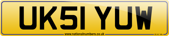 UK51 YUW