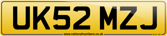 UK52 MZJ