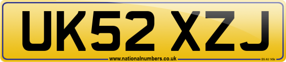 UK52 XZJ
