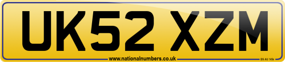 UK52 XZM