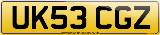 UK53 CGZ