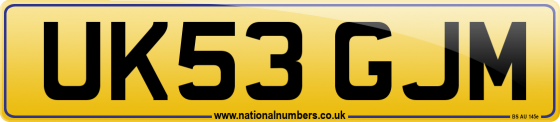 UK53 GJM