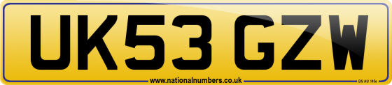UK53 GZW