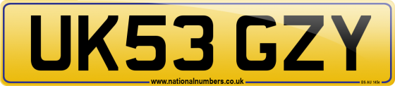 UK53 GZY