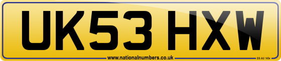 UK53 HXW