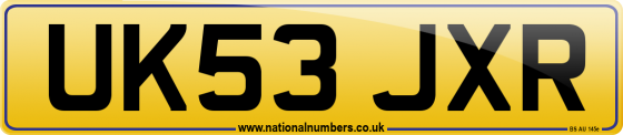 UK53 JXR