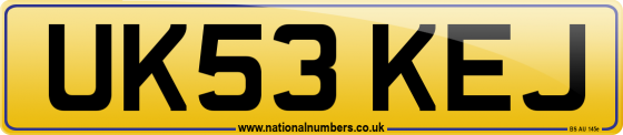 UK53 KEJ