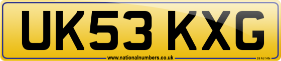 UK53 KXG