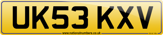 UK53 KXV