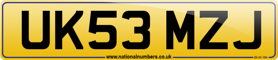 UK53 MZJ
