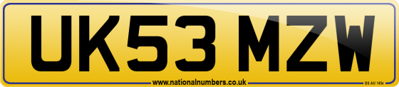 UK53 MZW