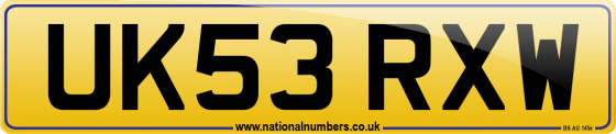 UK53 RXW