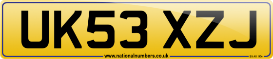 UK53 XZJ