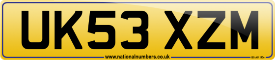UK53 XZM