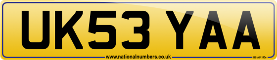 UK53 YAA