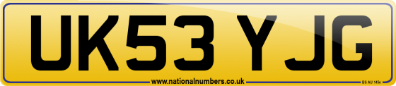 UK53 YJG