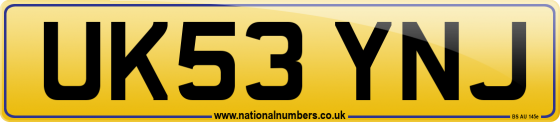UK53 YNJ
