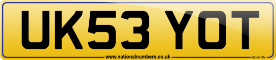 UK53 YOT