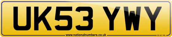 UK53 YWY