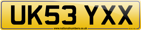UK53 YXX