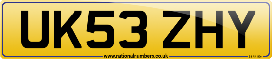 UK53 ZHY