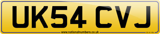 UK54 CVJ
