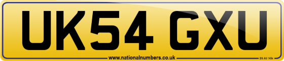 UK54 GXU