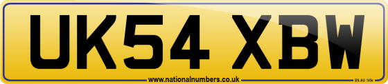 UK54 XBW
