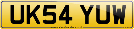UK54 YUW