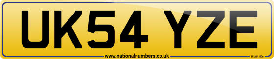UK54 YZE