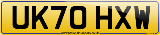UK70 HXW
