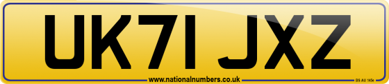 UK71 JXZ