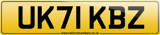 UK71 KBZ