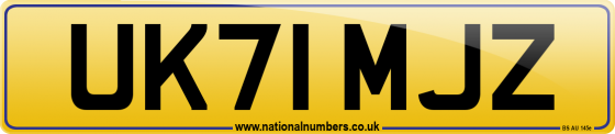 UK71 MJZ