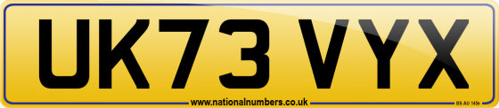 UK73 VYX